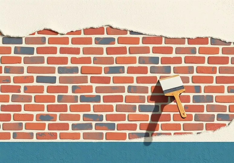 Application d'un enduit décoratif à la lisseuse sur un mur